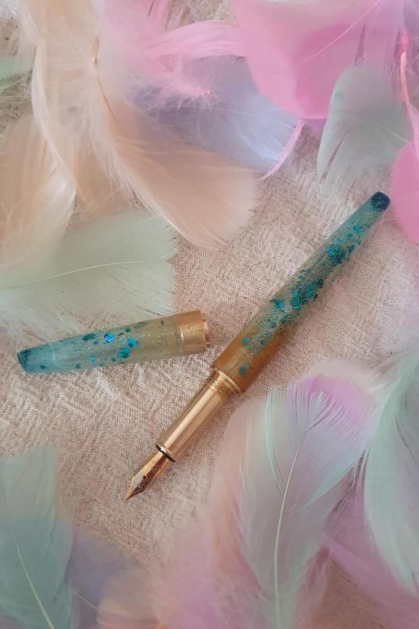 Stylo turquoise